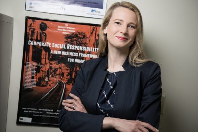 Caroline Kaeb, Assistant Professor of Business Law and Human Rights at the UConn School of Business