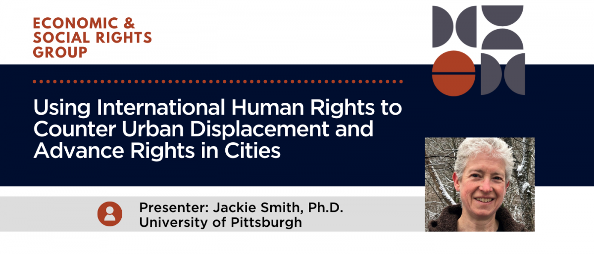Using International Human Rights to Counter Urban Displacement and ...